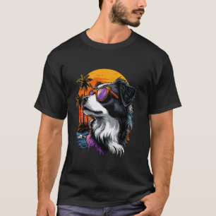 Camiseta Amantes del pastor americano en miniatura Atardece