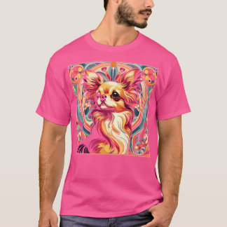 Camiseta Amantes del perro de Chihuahua diseñan estilo Art 