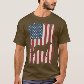 Camiseta Amantes del perro de EE.UU. de la bandera estadoun