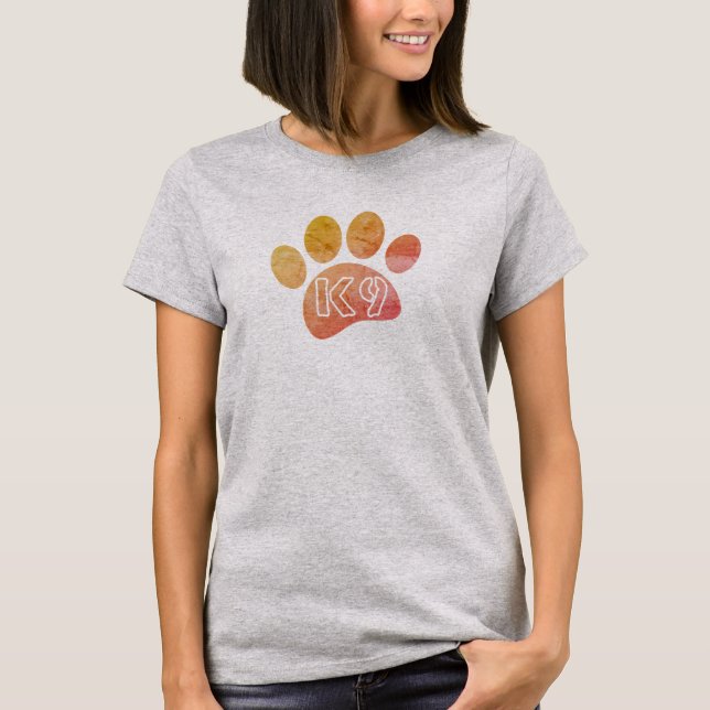 Camiseta Amantes del perro de K9 (Anverso)