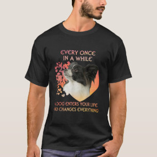 Camiseta Amantes del perro De Vez En Cuando Un Perro Papil