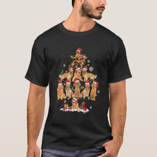 Camiseta Amantes del perro de Woofmas de Merry iluminan Nav
