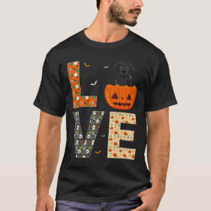 Camiseta Amantes del perro Labrador negro niños niñas diver