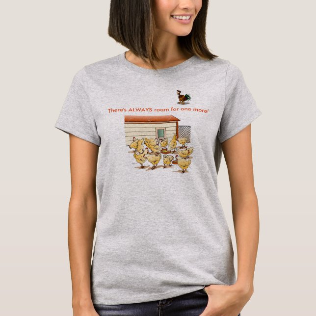 Camiseta Amantes del pollo (Anverso)