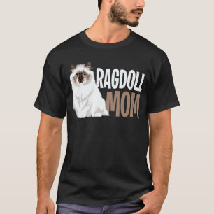 Camiseta Amantes del propietario del gato Ragdoll Cat Mom