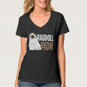 Camiseta Amantes del propietario del gato Ragdoll Cat Mom