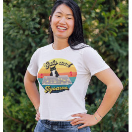 Camiseta Amantes del rompecabezas y amigos del gato