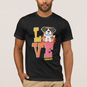 Camiseta Amantes del San Bernardo color adorable