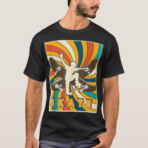 Camiseta Amantes del Skateboarder Mens Amantes del Skateboa