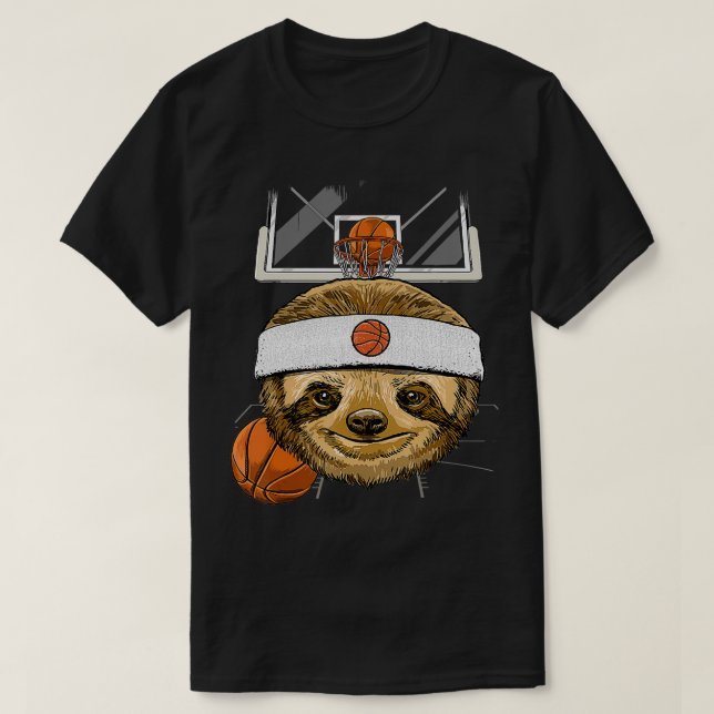 Camiseta Amantes del Sloth Baloncesto (Diseño del anverso)