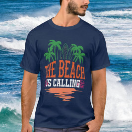Camiseta amantes del surf en la playa