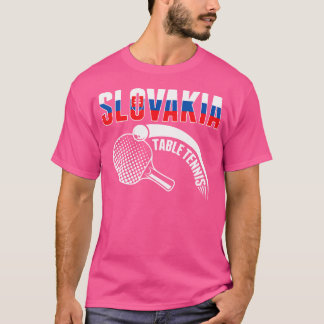 Camiseta Amantes del tenis de mesa de Eslovaquia - Apoyen a