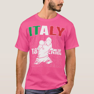 Camiseta Amantes del tenis de mesa en Italia - Apoyen al Pi