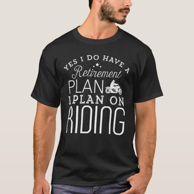 Camiseta Amantes del transporte, plan de retiro que planeo  (Anverso)