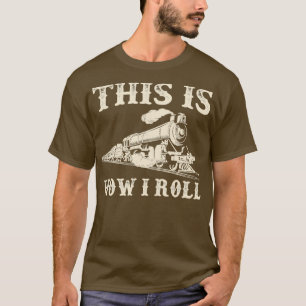 Camiseta Amantes del tren y el tren Gráficos divertidos 5