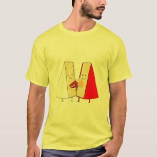 Camiseta Amantes Del Vino Y El Queso