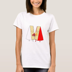 Camiseta Amantes Del Vino Y El Queso