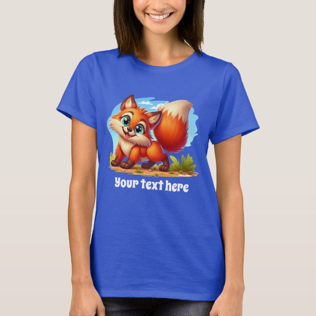 Camiseta Amantes del zorro personalizable (Anverso)