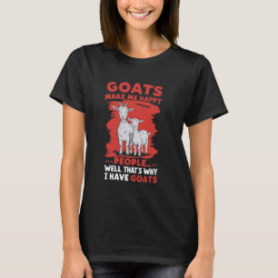 Camiseta Amantes divertidos de cabra dicen a Capra Hircus G
