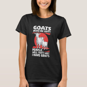 Camiseta Amantes divertidos de cabra dicen a Capra Hircus G