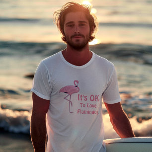 Camiseta Amantes Divertidos de Flamencos