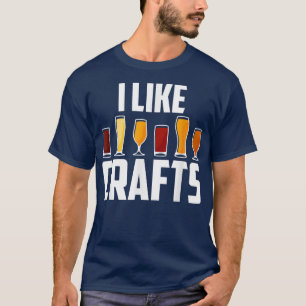 Camiseta Amantes divertidos de la cerveza Hobby Craft Humor