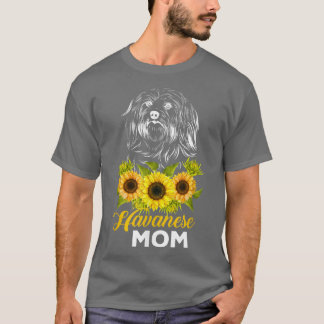 Camiseta Amantes divertidos de la mamá de los Sunflower Hav
