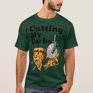 Camiseta Amantes divertidos de la pizza cortando mi pizza d