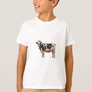 Camiseta Amantes divertidos de los Navidades de ganado de c