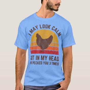 Camiseta Amantes divertidos de pollos, puedo parecer una mu