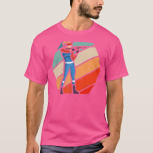 Camiseta Amantes divertidos del esquí de invierno en Biathl
