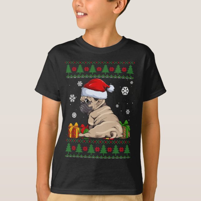 Camiseta Amantes divertidos del perro adoran a los feos Nav (Anverso)