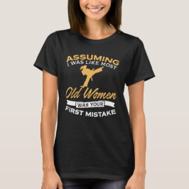 Camiseta Amantes divertidos del Taekwondo de las mujeres