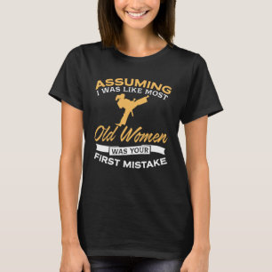 Camiseta Amantes divertidos del Taekwondo de las mujeres