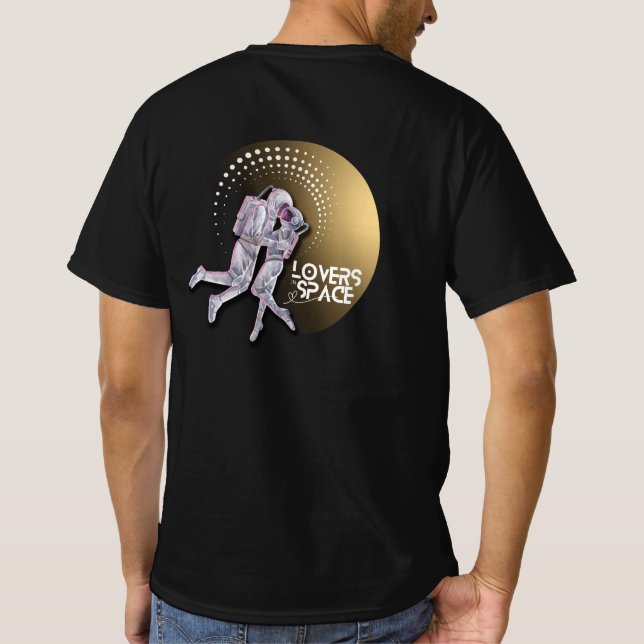 Camiseta Amantes en el espacio (Reverso)