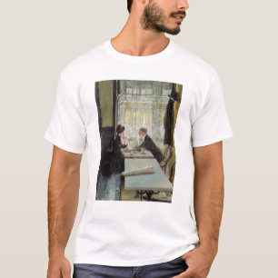 Camiseta Amantes en un café