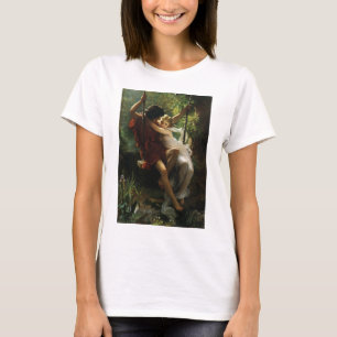Camiseta Amantes en un columpio. Primavera de Pierre August