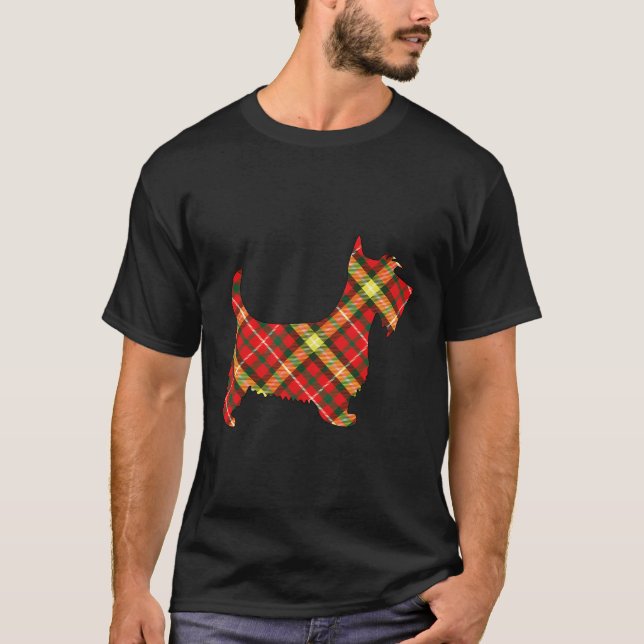Camiseta Amantes Inspiradores de perro de la Escocia Roja d (Anverso)