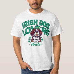 Camiseta Amantes retro de los perros irlandeses - los amant
