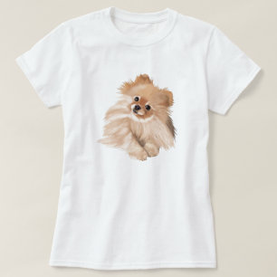Camiseta Amantes retro pomeranianos vintage