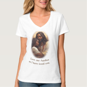 Camiseta Amaos los unos a los otros como Yo os he amado