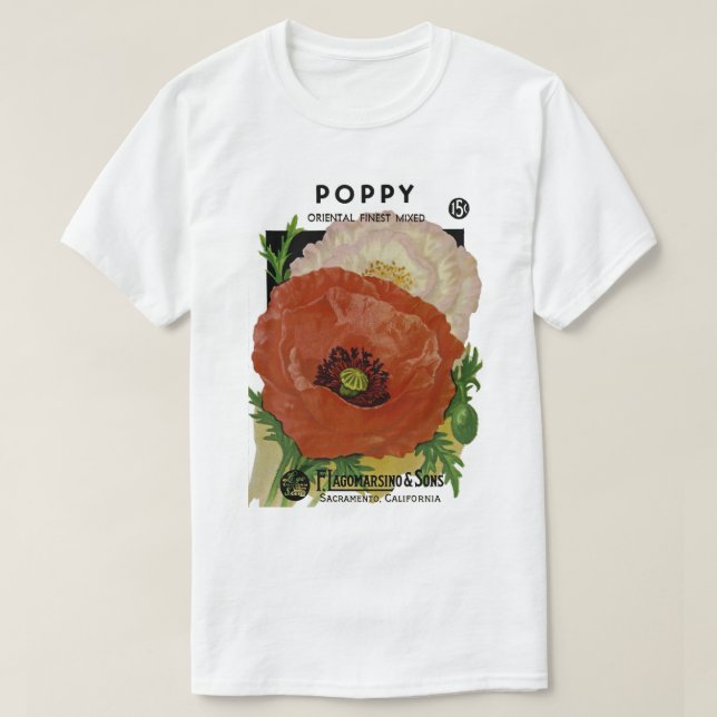 Camiseta Amapola (Diseño del anverso)