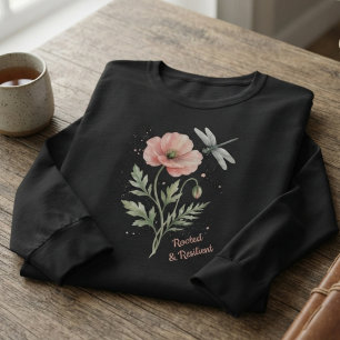 Camiseta Amapola Acuarela Rosa