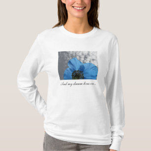 Camiseta Amapola azul mis vidas del sueño encendido