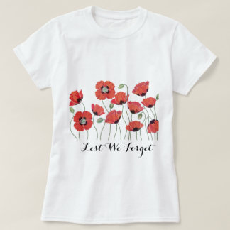 Camiseta Amapola de la conmemoración