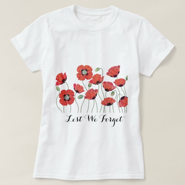 Camiseta Amapola de la conmemoración (Diseño del anverso)