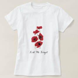 Camiseta Amapola de la conmemoración del día de armisticio