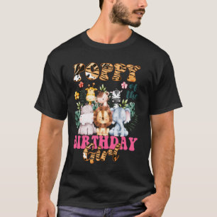 Camiseta Amapola Del Tema Del Zoológico De La Chica De Cump