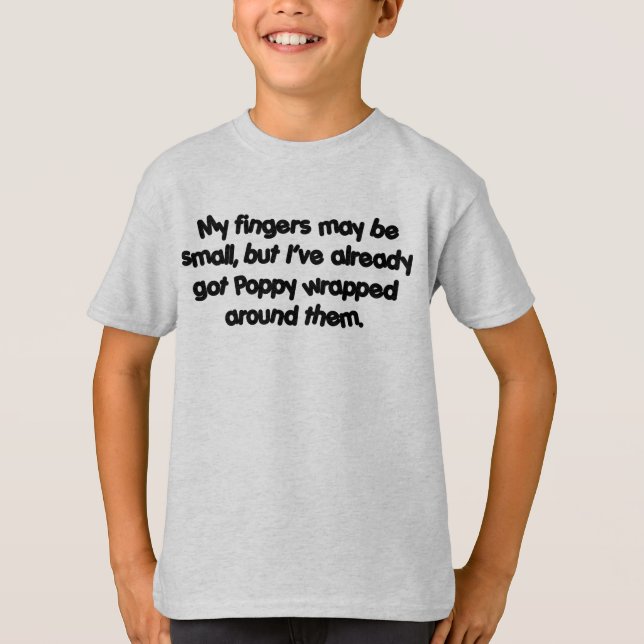 Camiseta Amapola envuelta (Anverso)