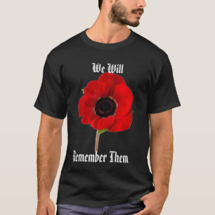 Camiseta Amapola, recordarlos